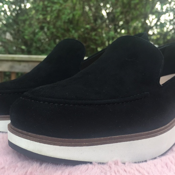 Aldo Shoes - HP!💎 ALDO, Black Suede Loafers, Platform Wedges Slip On